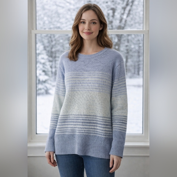 Ella Moss Sweaters - Ella Moss Womens Gradient Sweater Size L
